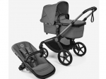 Universalus vežimėlis Bugaboo Fox 5 Renew Moon grey/Moon grey/Graphite frame 10in1
