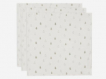 Jollein muslino audinio vystyklų rinkinys 70x70  Happy Miffy Olive Green 3vnt