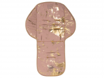 Bjallra of Sweden dvipusis įklotas vežimėliui Pink Golden Collection