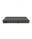 Mikrotik Wired Ethernet Router RB4011iGS+RM, Quad-core 1.4Ghz CPU, 1GB RAM, 512 MB, 1xSFP+, 1xSerial console port, PCB Temperatu