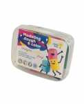 Natūralus plastilinas-modelinas GENIO KIDS su formelėmis, 6 spalvos