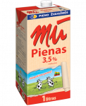 Pienas MŪ, 3.5% riebumo, 1 l
