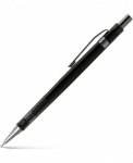 Automatinis pie&scaron;tukas ERICH KRAUSE Black pointer, juodas korpusas, 0,5 mm