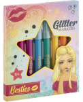 Blizgantys flomasteriai GRAFIX Besties, 8 spalvų
