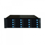 Duomenų serveris 16xHDD 3.5", 3U, 19" rack, G3900, 8GB ram, 128gb M2