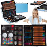 PIE&Scaron;IMO RINKINYS ALIUMININIAME LAGAMINĖLYJE 145 DALYS, MĖLYNA