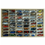 MEDINĖ LENTYNA ŽAISLINIAMS AUTOMOBILIAMS 60X40X4,3 CM