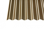 PVC lak&scaron;tas banguotas bronzinis vnt 900mm&times;2000mm