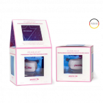 PEARLSMILE kosmetinio dantų balinimo namuose su LED lempa RINKINYS ir 3 vnt balinimo servetėlių