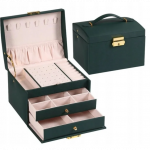 Papuo&scaron;alų dėžutė su stalčiukais PD49ZIE (žalia)