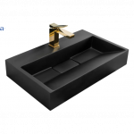 Praustuvas GOYA BLACK MAT 60 cm