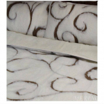 Merino vilnos antklodė AUREO TUMBLER &scaron;okoladas (220x200)