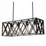 Modernus pakabinamas &scaron;viestuvas / Loft - 4 lempučių