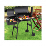 Mobili sodo kepsninė - rūkykla, statinė su dangčiu