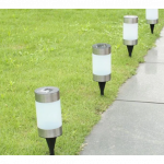 LED lauko &scaron;viestuvas su saulės baterija J-14 (1 vnt.)