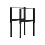 Darbastalio rėmai, 2vnt., juodi, 55x(69-95,5)cm, metalas