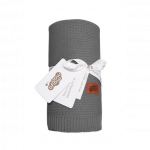 Vaiki&scaron;kas pledas Mayamoo 80X110 cm (pilkas)