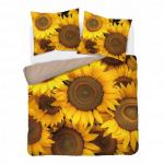 3D patalynės komplektas MAGIC SUNFLOWERS 200x220