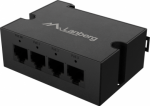 Switch PoE Extender 1xIn 3xOut Fast Ethernet Din Rail at 30W metal clips DIN-FE4-AT-30W | 5901969447286