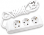 Extension 3 sockets white, Child Protection, 3m X-tendia WLTB0433-2WH | 8691136118176