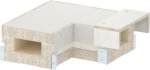 90&deg; līkums priek&scaron; BSKH09-K0511 50x110, pelēks 7215608 | 4012197301248