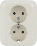Complete cover. With screwless terminals. DP Suitable for 1gang flush-mounted boxes. 2TKA00003897 | 6438199005447