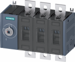 Switch disconnector 315 A, Size 3, 3-pole Front operating mechanism left Basic unit without handle flat terminal 3KD4030-0PE10-0 | 4001869472799