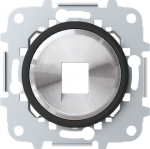 Ring color: Black Glass   Cover plate for data outlets code: 2017.2, 2017.3, 2018, 2018.5, 2018.6 & 2018.8   Included: mounting grid without claws   Without shutters and labeling area 2CLA861810A1501 | 8427238121925