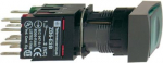 XB6DW3B1B Poga ar apgaismojumu zala LED, 12...24VAC/DC 1NO XB6DW3B1B | 3389110763782