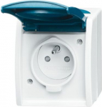 With screw-type terminals. With hinged lid. Shuttered. Suitable for countries like Belgium. 2 P + E, 2CKA002017A0763 | 4011395993545