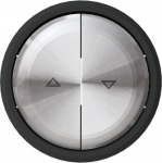 Ring color: Black Glass   Rocker for blind switch/push-button code: 8144 & 8144.1 2CLA864400A1501 | 8427238121857