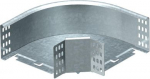 Horizontāls 90&deg; līkums visu veidu kabeļu renēm ar malas augstumu 110 mm. 7001916 | 4012196819492