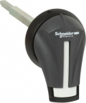 TeSys GS, black external frontal rotary handle, for switch disc 32&hellip;63A. range of product: TeSys - device short name: GS2AH - product or component type: rotary handle - type of operating handle: external frontal - handle colour: black - handle front p ...