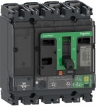 Circuit breaker, ComPacT NSX100F, 36kA/415VAC, 4 poles, MicroLogic Vigi 4.2-AB trip unit 100A C10F44B100 | 3606481995216