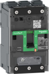 Circuit breaker, ComPacT NSXm 63E, 16kA/415VAC, 3 poles, TMD trip unit 40A, EverLink lugs C11E3TM040L | 3606481989390