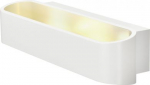 ASSO 300 LED wall light, oval, white, 2x 5W LED, 3000K 151271 | 4024163142236