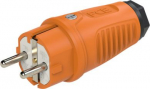 Rubber plug 3x16A (2P+E) IP54 250VAC, orange, Taurus2 0511-OS | 9003399467141