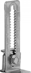 Deep angle piece for top hat rails, mounting plates and mounting cross beams, stepless-adjustable in the depth, installation depth between deep angle piece and cover &mdash; 135 mm. For mounting on EDF profiles. 2CPX062305R9999 | 4011617623052
