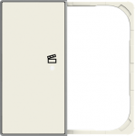 SRS-2-L-85BL - Cover plate - free@home / KNX 2-gang sensors - Scene - Left - Soft White 2CLA852644A1101 | 8427238145297