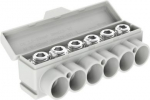 SLT50-6-3 grey Al 10-50/Cu 2.5-35 + 3x2,5mm2 1000V Distribution block MAS6051A10 | 4744397019042
