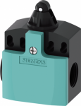 Position switch Plastic enclosure according to EN 50047, 50 mm Device connection 2 x (M20 x 1.5) 1 NO/1 NC quick action contacts Roller plunger with plastic roller 10 mm 3SE5242-0HD03 | 4011209694972
