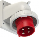 CEE-flanged plug angled 4x16A (3P+PE) 6h IP67 red 777142-6V | 9003399698965