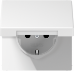 Socket outlet, 16A/250V, white, screwless, LS LS1520KLWW | 4011377064027
