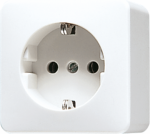 Socket outlet, 16A/250V, surface, 61x61x39mm, white 321AWW | 4011377886407