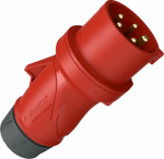 CEE Industrial Plug PowerTOP Xtra 5x32A 6h 400V IP54 red 13520 | 4015394289326