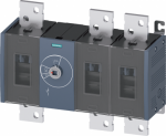 Switch disconnector 1250 A, Size 5, 3-pole Front operating mechanism center Basic unit without handle flat terminal 3KD5230-0RE20-0 | 4001869473345