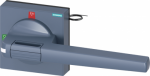 handle with housing std standard with illumination size 100x100, for shaft 12x12, 0 - i complete unit handle size 200mm 8UD1861-4CD01 | 4001869525686
