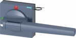 handle with housing std standard with illumination size 100x100, for shaft 12x12, test - 0 - i complete unit handle size 200mm 8UD1861-4CF01 | 4001869525693
