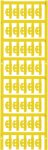 Conductor and cable markers SlimFix Clip, 1.5-2.5 mm, 21x5.8 mm, SFC 0/21 MC NE GE, Yellow, 200 pcs. 1813210000 | 4032248296958