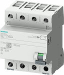 Residual current operated circuit breaker, 4-pole, Type B+, selective, In: 63 A, 300 mA, Un AC: 400 V The RCD is the residual current device for touch protection The patented residual current protective devices from Siemens are an important element o ...